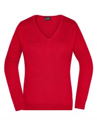 Strickpullover Damen Rot